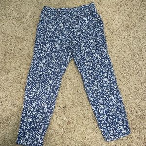 Jessica Simpson linen floral pants